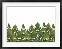 Trees in a Row I Fine Art Print