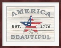 America the Beautiful Star Fine Art Print