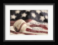 Baseball - Playing the Game Fine Art Print