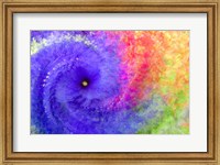 Abstract Flowers in a Twirl Fine Art Print