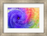 Abstract Flowers in a Twirl Fine Art Print