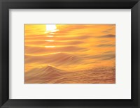 Sunset Colors and Patterns on Small Waves Fine Art Print