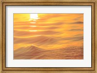 Sunset Colors and Patterns on Small Waves Fine Art Print