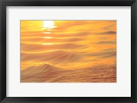 Sunset Colors and Patterns on Small Waves Fine Art Print