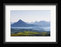 Landscape of mountain, between Aksum and Mekele, Ethiopia Fine Art Print