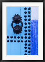 Detail of Blue Door, Chefchaouen, Morocco Fine Art Print