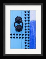 Detail of Blue Door, Chefchaouen, Morocco Fine Art Print