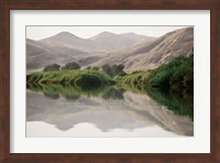 Greenery Along the Banks of the Kunene River, Namibia Fine Art Print
