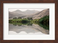 Greenery Along the Banks of the Kunene River, Namibia Fine Art Print