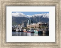 South Africa, Cape Town Victoria and Alfred Waterfront, Table Mountain Fine Art Print