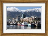 South Africa, Cape Town Victoria and Alfred Waterfront, Table Mountain Fine Art Print