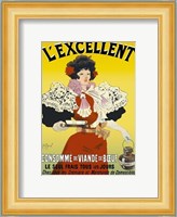 L'excellent, Consomme de Viande de Boeuf Fine Art Print