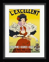 L'excellent, Consomme de Viande de Boeuf Fine Art Print