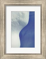 Abstract Blue & White Ice Fine Art Print
