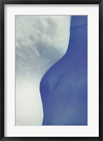 Abstract Blue & White Ice Fine Art Print