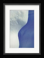 Abstract Blue & White Ice Fine Art Print