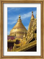 Shwezigon Pagoda, Bagan, Mandalay Region, Myanmar Fine Art Print
