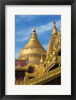 Shwezigon Pagoda, Bagan, Mandalay Region, Myanmar Fine Art Print