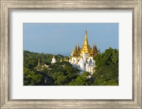 Pagoda on Sagaing Hill, Mandalay, Myanmar Fine Art Print