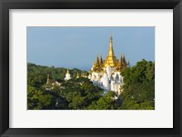 Pagoda on Sagaing Hill, Mandalay, Myanmar Fine Art Print