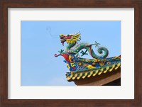Dragon Sculpture, South Putuo Temple, Xiamen, Fujian Province, China Fine Art Print