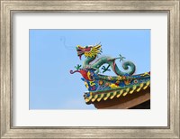 Dragon Sculpture, South Putuo Temple, Xiamen, Fujian Province, China Fine Art Print