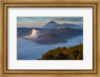 Mt Bromo and Mt Merapi, East Java, Indonesia Fine Art Print