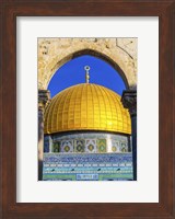 Dome of the Rock Arch, Temple Mount, Jerusalem, Israel Fine Art Print