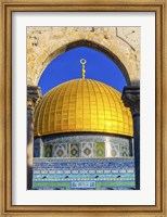 Dome of the Rock Arch, Temple Mount, Jerusalem, Israel Fine Art Print