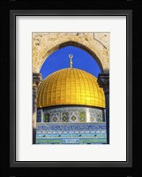 Dome of the Rock Arch, Temple Mount, Jerusalem, Israel Fine Art Print