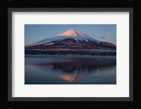 Mt Fuji and Lake at sunrise, Honshu Island, Japan Fine Art Print