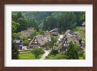 Gassho-Zukuri Houses in the Mountain, Japan Fine Art Print
