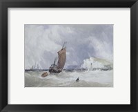 Pilot Boat Off Feecamp, Normandy Fine Art Print