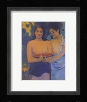 Two Women from Tahiti Fine Art Print