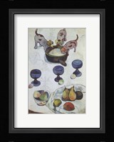 Still Life with Three Puppies Fine Art Print