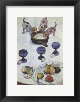 Still Life with Three Puppies Fine Art Print