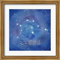 Star Sign Aquarius Fine Art Print