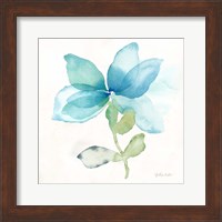 Blue Poppy Field Single I Fine Art Print