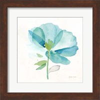 Blue Poppy Field Single III Fine Art Print