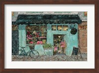 Parisian Flower Shop Fine Art Print