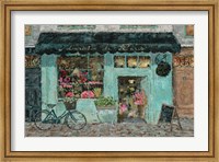 Parisian Flower Shop Fine Art Print
