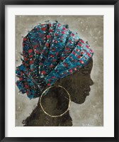 Profile of a Woman I (gold hoop) Fine Art Print