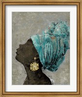 Profile of a Woman II (gold earring) Fine Art Print