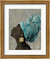 Profile of a Woman II (gold earring) Fine Art Print
