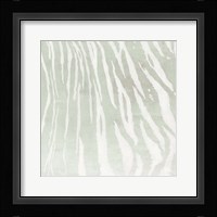 Soft Animal Prints Gray Tiger Framed Print