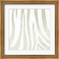Soft Animal Prints Gray Zebra Fine Art Print