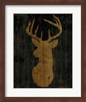 Rustic Lodge Animals Deer Head Fine Art Print