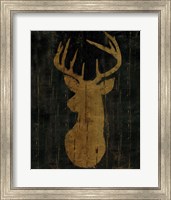 Rustic Lodge Animals Deer Head Fine Art Print