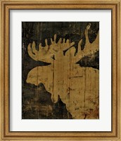 Rustic Lodge Animals Moose Fine Art Print
