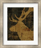 Rustic Lodge Animals Deer Fine Art Print